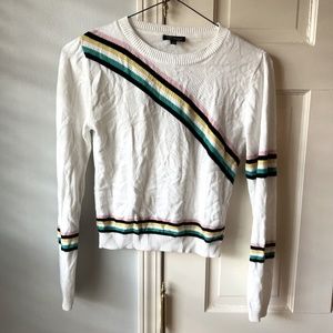TopShop cropped white sweater